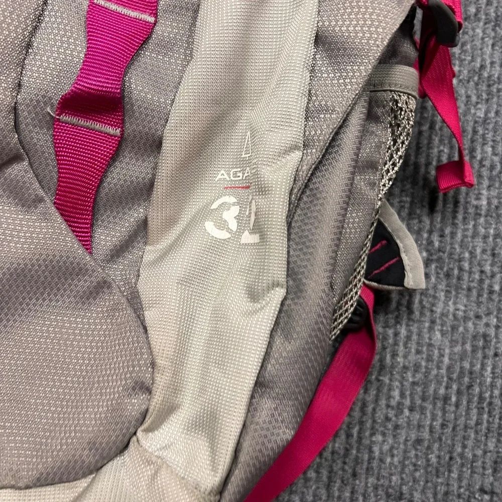 JanSport Agave 32L Backpack Grey Pink Hiking School Daypack T14F laptop bag